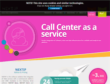 Tablet Screenshot of nextip.com
